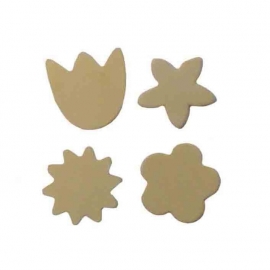 Houten Bloemetjes