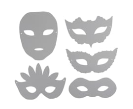 16 Maskers van Karton