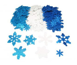 Sneeuwvlok Glitter Foamies