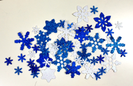 Sneeuwvlok Glitter Foamies