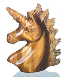 Eenhoorn van tijgeroog (ongeveer 5 cm)
