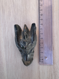 Draken skull pyriet ongeveer 7,5 cm - 6