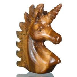 Eenhoorn van tijgeroog (ongeveer 5 cm)