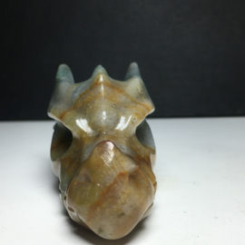 Drakenskull oceaan jaspis (Atlantissteen) 6,8 cm