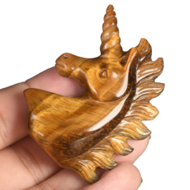 Eenhoorn van tijgeroog (ongeveer 5 cm)