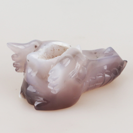 Drakenskull agaat geode - ongeveer 10 cm