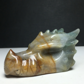 Drakenskull oceaan jaspis (Atlantissteen) 6,8 cm