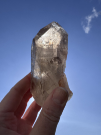 Smokey Heart Lemurian met etsen en coderingen 6