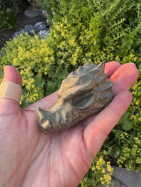 Draken skull pyriet ongeveer 7,5 cm - 6