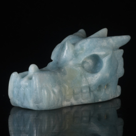 Draken skull van amazoniet van ongeveer 5 cm - 1