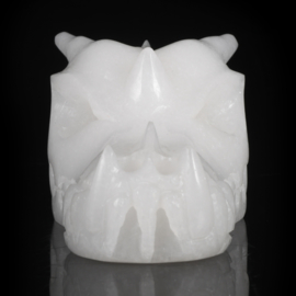 Draken skull witte jade 7,5 cm