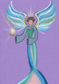 Intuitive angel drawing
