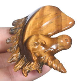 Eenhoorn van tijgeroog (ongeveer 5 cm)
