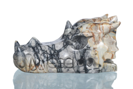 Draken skull picasso jaspis -ongeveer 7,5 cm