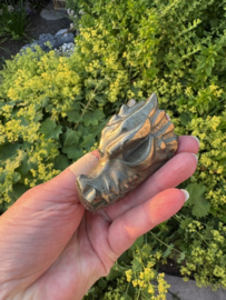 Draken skull pyriet ongeveer 7,5 cm - 2