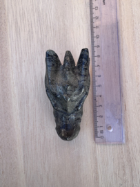 Draken skull pyriet ongeveer 7,5 cm - 9