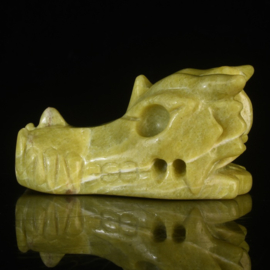 Draken skull nefriet +/- 5 cm
