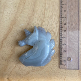 Druzy agaat eenhoorn (5 cm) - 4