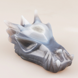 Drakenskull agaat geode - ongeveer 10,5 cm