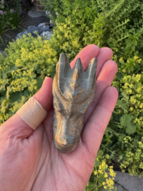 Draken skull pyriet ongeveer 7,5 cm - 6