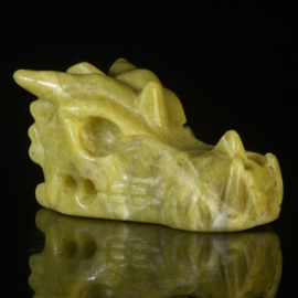 Draken skull nefriet +/- 5 cm
