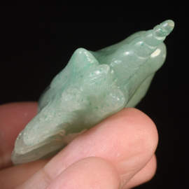 Eenhoorn van aventurijn (ongeveer 5 cm)