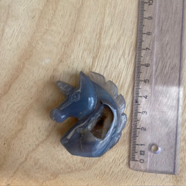 Druzy agaat eenhoorn (5 cm) - 7