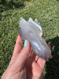 Drakenskull agaat geode - ongeveer 10 cm