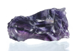 Dragon skull purpe fluorite 7,7  cm