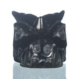 Draken skull zwarte obsidiaan 2:  5,1 cm