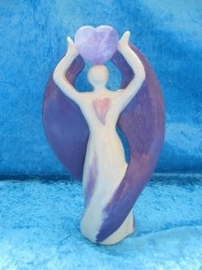 Healing Heart Angel (with glaze)