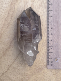 Smokey Heart Lemurian met etsen en coderingen 12 TWIN