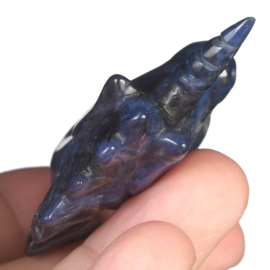 Sodaliet eenhoorn (ongeveer 5,5 cm)