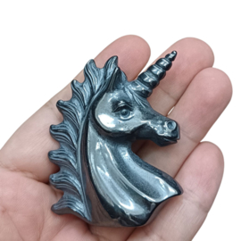 Hematiet eenhoorn (ongeveer 5 cm)