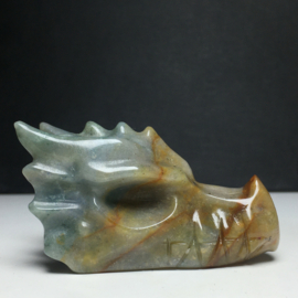 Drakenskull oceaan jaspis (Atlantissteen) 6,8 cm