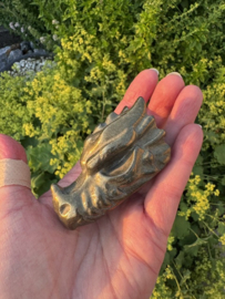 Draken skull pyriet ongeveer 7,5 cm - 1