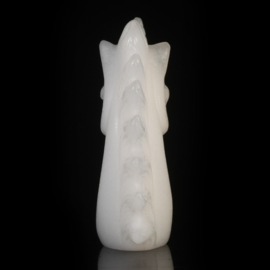 Eenhoorn van witte jade (ongeveer 5 cm)