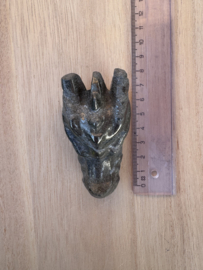 Draken skull pyriet ongeveer 7,5 cm - 7