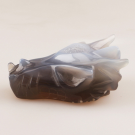 Drakenskull agaat geode - ongeveer 7,5 cm