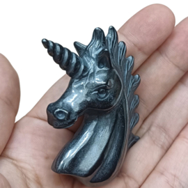 Hematiet eenhoorn (ongeveer 5 cm)