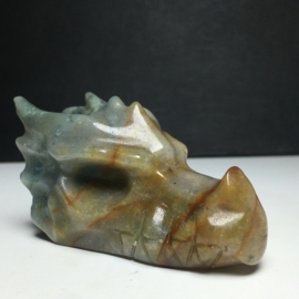 Drakenskull oceaan jaspis (Atlantissteen) 6,8 cm