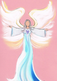 Intuitive angel drawing