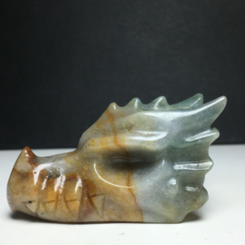 Drakenskull oceaan jaspis (Atlantissteen) 6,8 cm