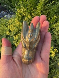 Draken skull pyriet ongeveer 7,5 cm - 1