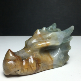 Drakenskull oceaan jaspis (Atlantissteen) 6,8 cm