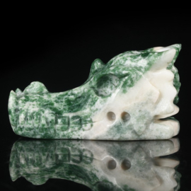 Draken skull hamine jade 5,3 cm