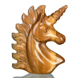 Eenhoorn van tijgeroog (ongeveer 5 cm)