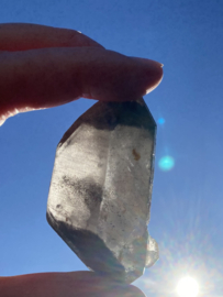 Black Phantom Lemurian uit Bahia, Brazilië (Balancing Stone) 2