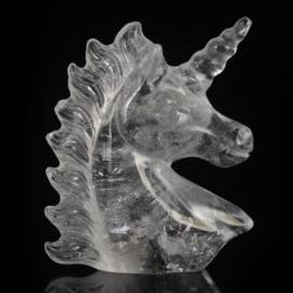 Eenhoorntje van bergkristal (ruim 5,5 cm) - 11