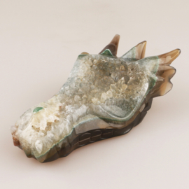 Drakenskull agaat geode - ongeveer 16 cm